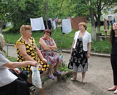 Встреча с жителями дома №28 по улице Хрунова 