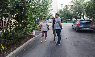 Анастасия Дементьева провела мониторинг благоустройства дворов 