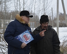 Евгений Гречишкин с рабочим