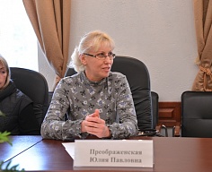 Выступление председателя совета дома №15 корпус 2 по улице ПервомайскойПреображенской Юлии