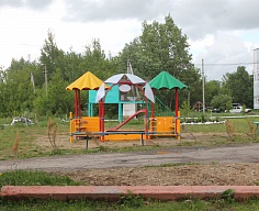 Детская площадка, выигранная жителями дома №2 по улице Хорева
