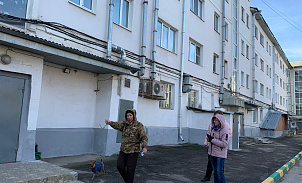 В г.Новомосковске специалисты провели общественный мониторинг подготовки домов к зиме